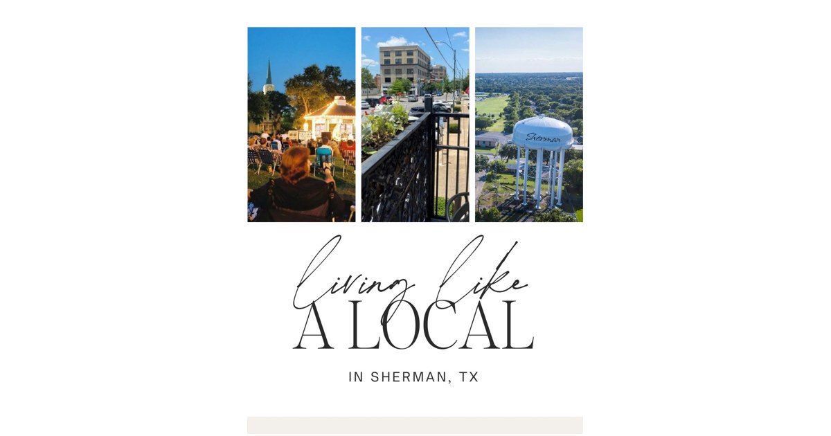 Cover of the Living Like a Local in Sherman, TX guide